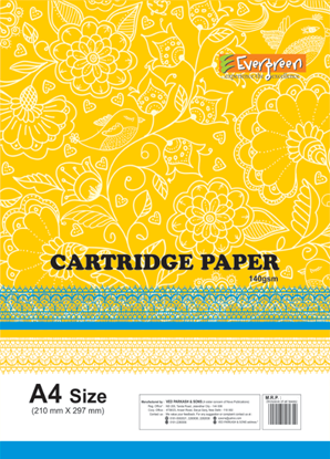 Candid A4 Size Cartridge Paper - 50 Pages